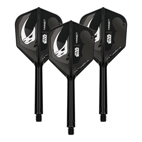 Target Star Wars K-Flex-Set Mandalorian No6 Flights Das Bild zeigt das Produkt '410625_Target_StarWars_K-Flex_Mandalorian_Armour_No6_Flights_33mm_2a'. Wahrscheinlich sind hier Mandalorian Armour Dart-Flights abgebildet.