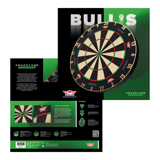 Bulls NL Advantage 8 TRAINER Steeldartboard Bulls NL Advantage 8 TRAINER Steeldartboard