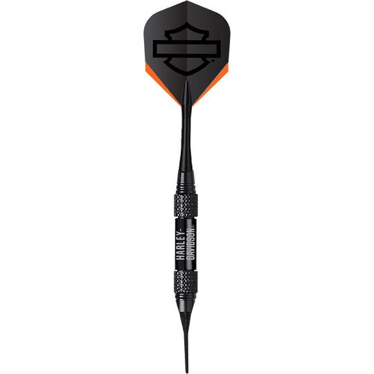 Harley-Davidson Black Lightning Brass Soft Darts - 18g