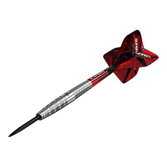 Šipky Mission Cam Crabtree z přírodní oceli Mission Cam Crabtree Natural Steeldarts sind auf diesem Bild zu sehen. Die Steeldarts zeichnen sich durch ihr natürliches Design aus.