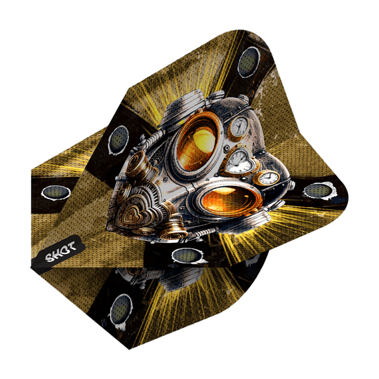 Shot Badlands The Sherriff No6 Lety Abgebildet sind die Shot Badlands The Sherriff No6 Flights. Die Dart-Flights haben ein markantes Design.