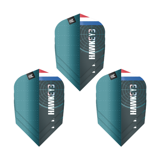 Letky Target Pro Ultra Kevin Doets GEN1 č. 6 - 3 sady Das Produkt Target Pro Ultra Kevin Doets GEN1 No6 Flights - 3 Sets ist gestapelt gezeigt. Jeder Flight hebt sich durch das Design hervor.