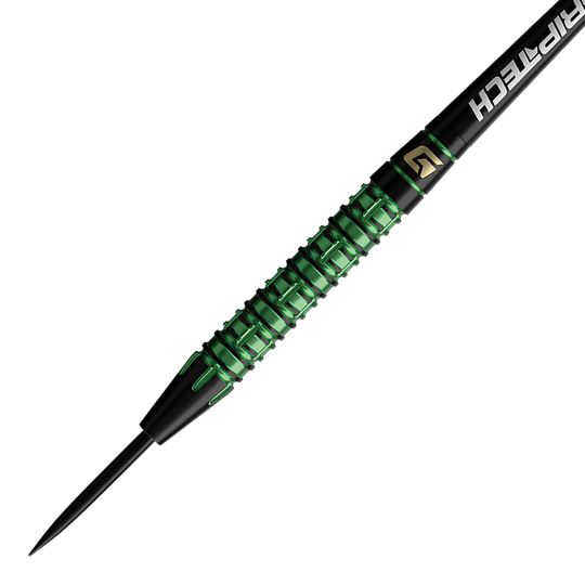 Šipky GOAT Athlete Green Tungsten Steel Das Foto zeigt einen einzelnen GOAT Athlete Tungsten Steeldart. Das Produkt bietet ein präzises Design.