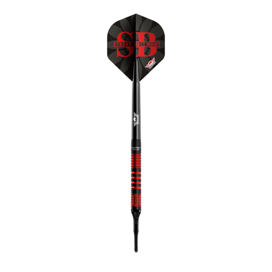 Dardos blandos Bulls NL Stefan Bellmont, 90 unidades, 20 g Hier werden die Bulls NL Stefan Bellmont 90 Softdarts mit 20 Gramm präsentiert. Diese Darts sind perfekt für Softdartspieler.