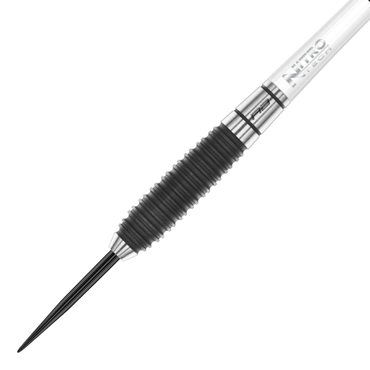 Red Dragon Ikon 3 Steeldarts Der Red Dragon Ikon 3 Steeldart hat ein elegantes Design mit einem schwarz-silbernen, geriffelten Griff. Die Spitze ist aus Metall und sorgt für präzise Würfe.