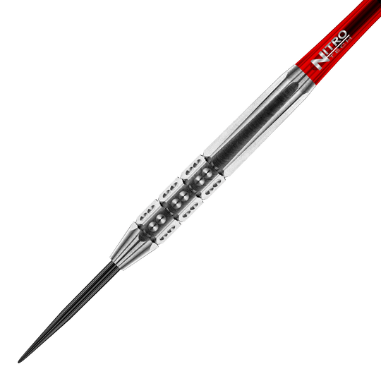 Colección 50 Aniversario Red Dragon Hexose Set 3 Steeldarts - 25 g Auf dem Bild ist das Set der Red Dragon 50 Year Collection Hexoset 3 Steeldarts mit 25g zu sehen. Diese Darts wurden als limitierte Sonderedition produziert.