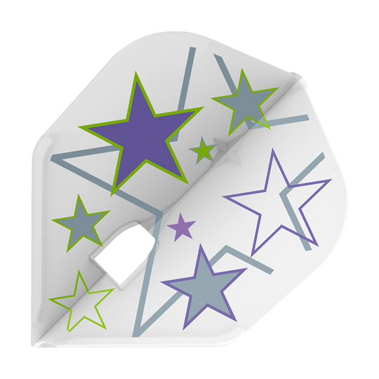 L-Style Ryan Murray V1 White L3PRO Flights Das Bild zeigt einen einzelnen L-Style Ryan Murray V1 White L3PRO Flight. Die Flügel sind hell gestaltet.