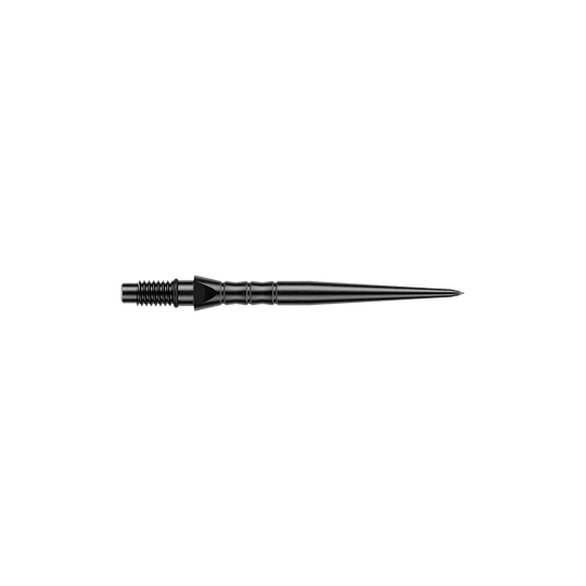 Ocelové hroty na šipky Winmau Switch Point Wave - černé Abgebildet sind schwarze Steeldartspitzen, vermutlich 26 mm lang. Die Dartspitzen werden für Steeldartpfeile verwendet.