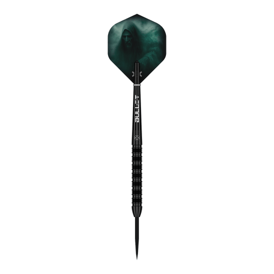 Ocelové šipky Bullet Shadow Das Produkt Bullet Shadow Steeldarts ist auf diesem Bild zu sehen. Es handelt sich um stabile und präzise Steeldarts für das Dartspiel.