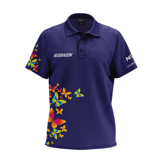 Red Dragon Butterfly Tour Poloshirt