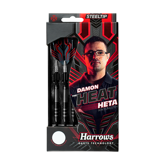 Harrows Damon Heta The Heat 90% steel darts