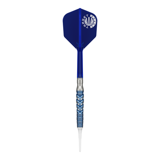 Měkké šipky Target Japan Sereno GEN3 - 21g Set Bild vom Target Japan Sereno GEN3 Softdarts mit 21g. Alle Komponenten werden zusammen gezeigt.