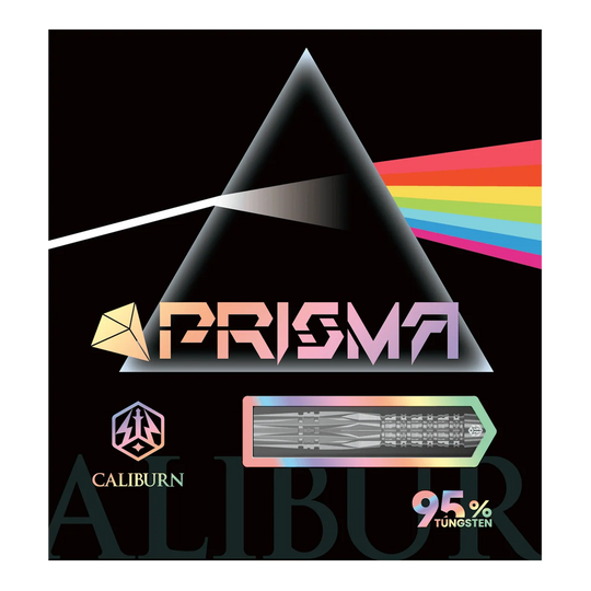 Caliburn Prisma P1 Softdarts - 19g Auf dem Bild ist der Caliburn Prisma P1 Softdart - 19g zu sehen. Es handelt sich um einen hochwertigen Softdart für präzises Spiel.