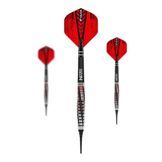RED DRAGON Fléchettes Javelin Black 22g en tungstène avec Vols et tiges :  : Sports et Loisirs