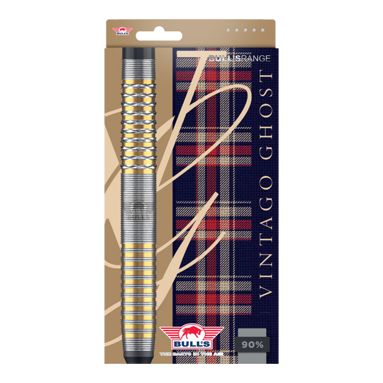 Zu sehen sind die Bulls NL Vintago Ghost Softdarts - 20g. Die Darts bieten eine gute Balance und Griffigkeit.