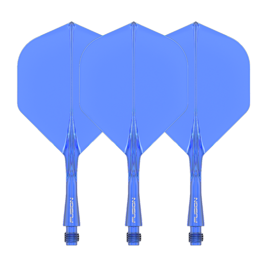 Winmau Fusion Flight Shaft System Estándar Azul