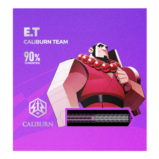Ocelové šipky Caliburn Awakening ET Hier sind die Caliburn Awakening E.T. Steeldarts abgebildet. Die Steeldarts werden detailliert dargestellt.