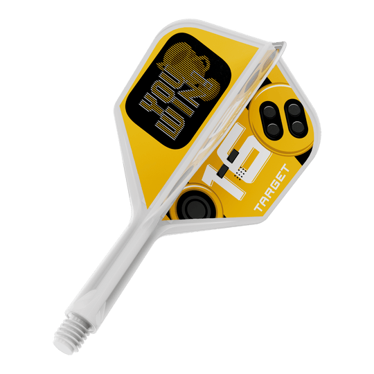 Targetz K-Flex et gagnez 6 vols Foto von 410588_Target_K-Flex_YouWin_No6_Flights_19mm_1. Das Bild stellt vermutlich einen Dart Flight dar.