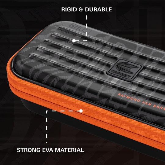 Pouzdro na šipky Raymond Van Barneveld řady Takoma Ghost Abgebildet ist das Takoma Ghost Series Raymond Van Barneveld Dartcase. Das Dartcase ist ein spezielles Etui für Darts-Spieler.