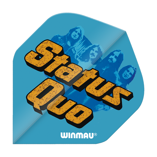 Winmau Status Quo Blue Logo Standard Flights