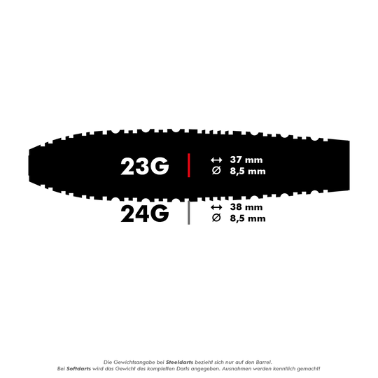Shot ZEN Bomber Turbo Point Steeldarts