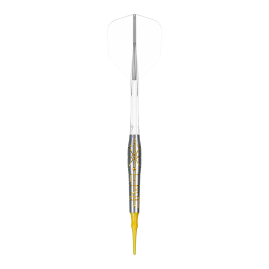 Freccette morbide Caliburn Starships Series Falcon - 20 g Auf dem Bild ist das Produkt Caliburn Starships Series Falcon Softdarts - 20g zu sehen. Es handelt sich um einen Softdart mit ansprechendem Design.