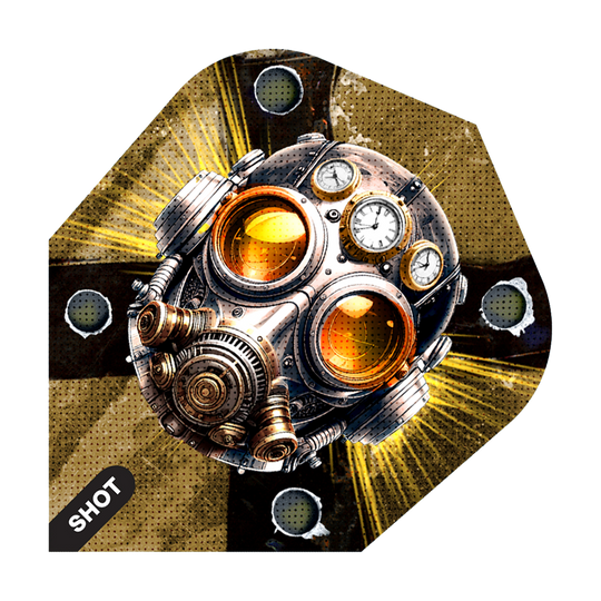 Shot Badlands The Sherriff No6 Lety Dieses Bild zeigt die Shot Badlands The Sherriff No6 Flights. Zu sehen sind hochwertige Dart-Flights.