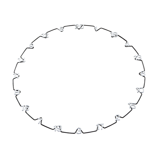 Horizontální číselný kroužek Unicorn