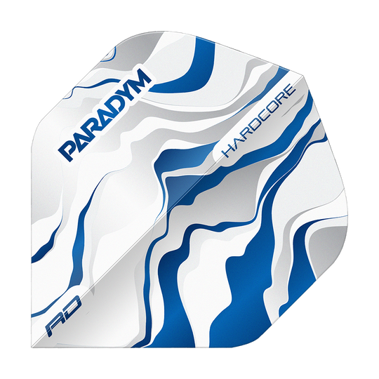 Red Dragon Hardcore Premium Paradym Blue Premium No2 Standard Flights Gezeigt wird ein Flight des Modells Red Dragon Hardcore Premium Paradym Blue Premium No2 Standard Flights. Dies ist ein blauer, robuster Standard-Flight für Dartpfeile.