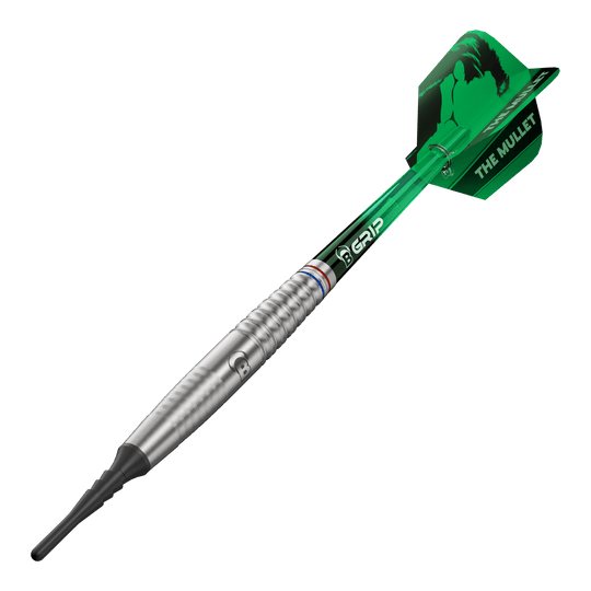 Zu sehen sind die Bulls Danny Jansen Softdarts mit 20 Gramm Gewicht. Das Produkt ist speziell für Softdart-Liebhaber entwickelt.