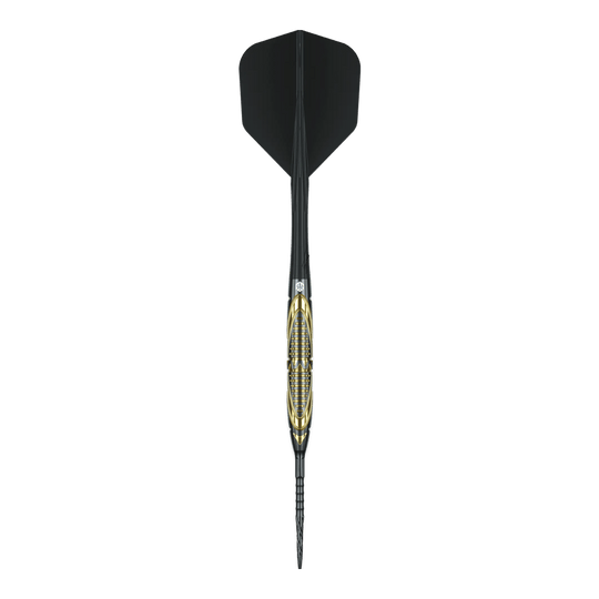 Freccette in acciaio Caliburn Halo H2 - 22,5 g Abgebildet sind die Caliburn Halo H2 Steeldarts mit einem Gewicht von 22,5g. Die Darts bieten ein modernes Design und eine hervorragende Griffigkeit.
