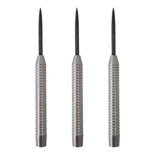McDart Shark 3 steel dart barrels - 22g Abgebildet ist das Set McDart Shark 3 Steeldart-Barrels - 22g. Die Steeldart-Barrels werden als Set dargestellt.