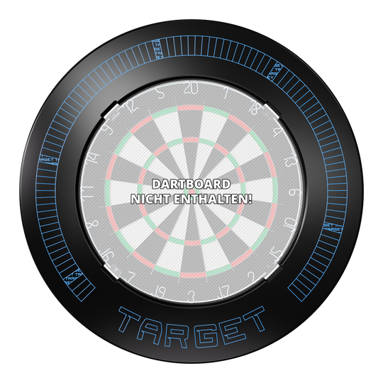 Target Corona Vision Notched Dartboard Surround mit Beleuchtung Target Corona Vision Notched Dartboard Surround mit Beleuchtung