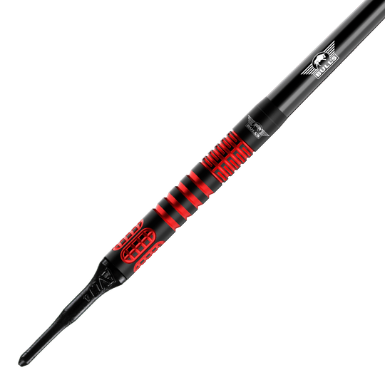 Dardos blandos Bulls NL Stefan Bellmont, 90 unidades, 20 g Abgebildet sind Bulls NL Stefan Bellmont 90 Softdarts mit 20 Gramm Gewicht. Sie sind für das Softdartspiel konzipiert.