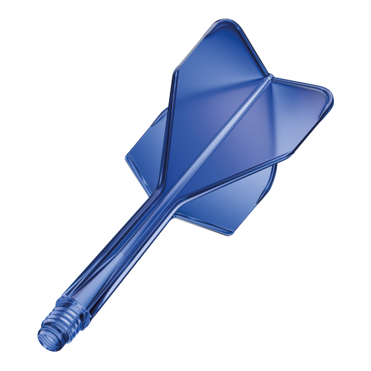 Systém letmých hřídelí GOAT A1R No6 - modrý Das Bild zeigt das Produkt "GOAT A1R No6 Flight-Shaft-System" in Blau. Es handelt sich um einen einteiligen Flight-Shaft für Darts.