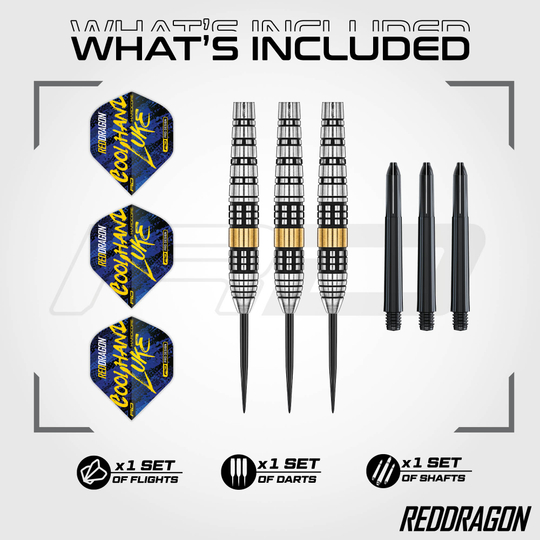 Rzutki Red Dragon Luke Humphries Brass Steel Darts - 21 g Rzutki Red Dragon Luke Humphries Brass Steel Darts - 21 g