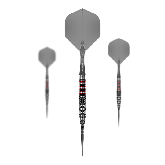 Puntos de conmutación de torpedos Winmau Fornax Steeldarts Das Bild zeigt die Winmau Fornax Torpedo Switch Points Steeldarts. Der Artikel besteht aus einem Set hochwertiger Darts für präzises Spiel.