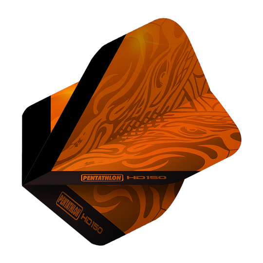 Pentathlon HD150 Metallic Orange Standard Flights