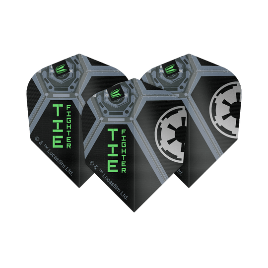 Voli Target Star Wars ProUltra Tie Fighter No6 Target Star Wars ProUltra Tie Fighter No6 Flights. Dart-Flights mit Tie Fighter Motiv aus der Star Wars Kollektion.