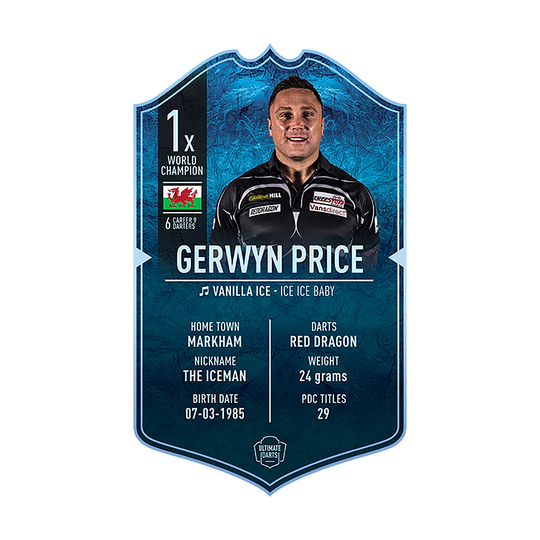 Ultimate Darts Card - Gerwyn Price