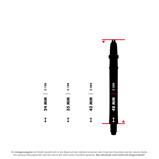 L-Style Laro Shafts - Weiß