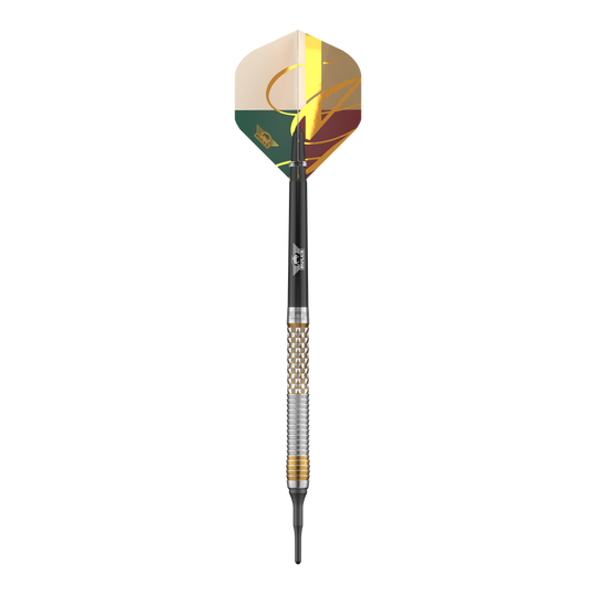 Das Bild zeigt die Bulls NL Vintago Shark Softdarts - 18g. Dieses Produkt ist speziell für Softdart entwickelt.