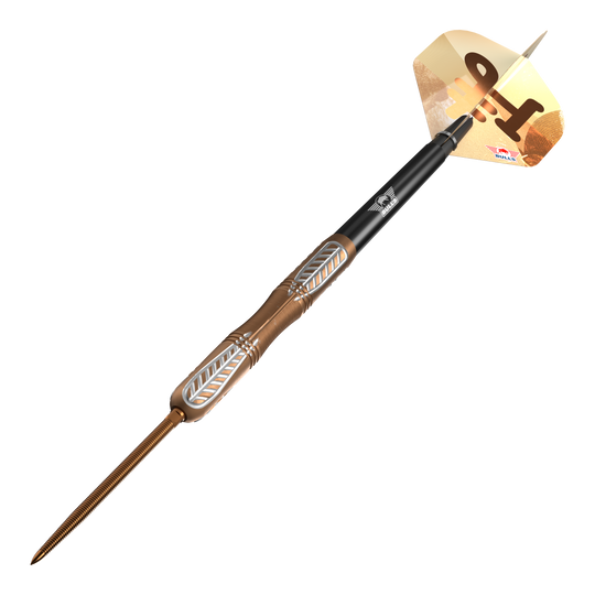 Šipky Bulls NL Bronzo True Convertible Point Steel Darts Das Bild zeigt Bulls NL Bronzo True Convertible Point Steeldarts. Die Darts sind robust und langlebig.