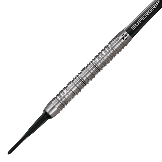 Harrows Impact Softdarts Das Bild zeigt die Harrows Impact Softdarts. Die Darts werden aus einer anderen Perspektive dargestellt.