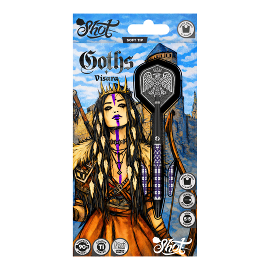 Shot Goths Visara Softdarts - 20g Shot Goths Visara Softdarts - 20g
