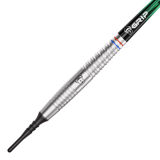 Dardos blandos Bulls Danny Jansen - 20 g Die Abbildung zeigt die Bulls Danny Jansen Softdarts mit einem Gewicht von 20g. Diese Dartpfeile sind für das Softdartspiel konzipiert.