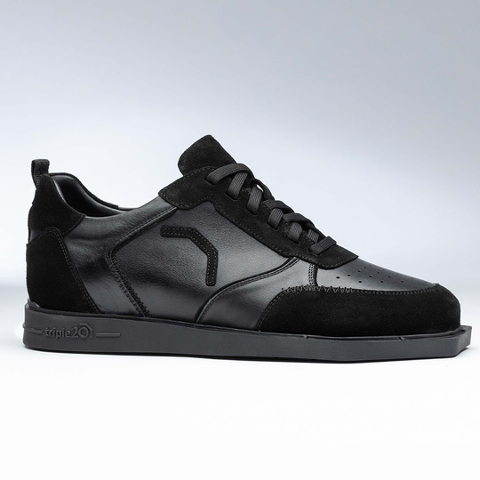 Triple20 Leather Dart Shoes - Black