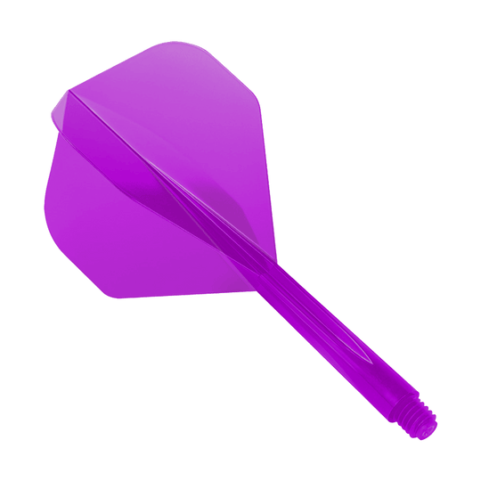 Condor Axe Clear Purple Flight-System Standard Das Bild zeigt einen Artikel mit dem Dateinamen CO82631_Condor_AXE_ClearPurple_Standard_1_NEU. Das Produkt wird in dieser Aufnahme neutral dargestellt.