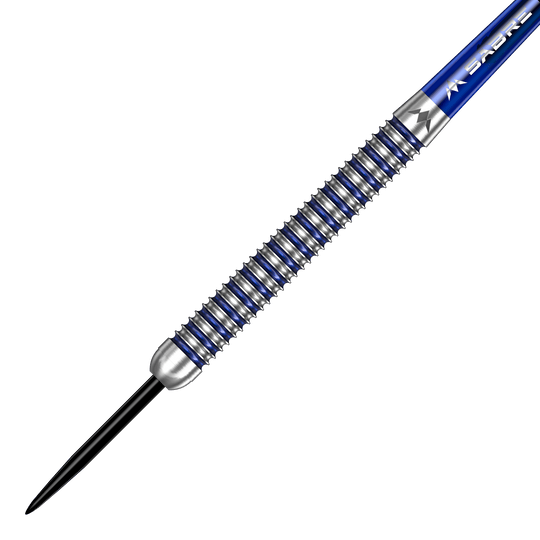 Mission ION Blue Silver steel darts Mission ION Blue Silver Steeldarts werden hier abgebildet. Die Darts haben ein blau-silbernes Design.