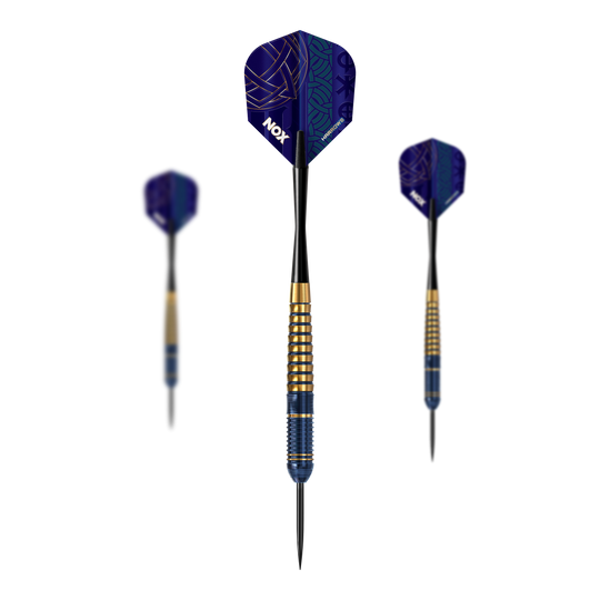 Dardos de acero y latón Harrows Nox Premium Abgebildet sind die Harrows Nox Premium Brass Steeldarts. Diese hochwertigen Dartpfeile sind speziell für Steeldart entwickelt.